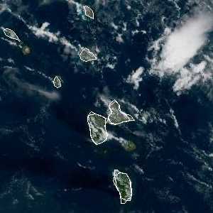 météo tropicale : Image satellite .