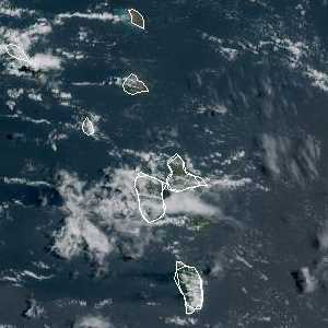 météo tropicale : Image satellite .