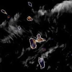 météo tropicale : Image satellite .