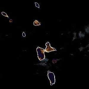 météo tropicale : Image satellite .