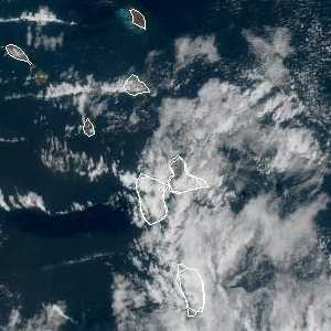 météo tropicale : Image satellite .