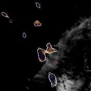 météo tropicale : Image satellite .