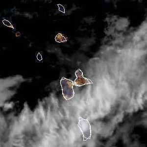 météo tropicale : Image satellite .