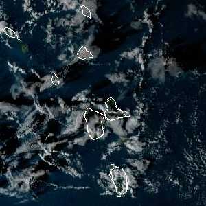 météo tropicale : Image satellite .