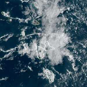 météo tropicale : Image satellite .