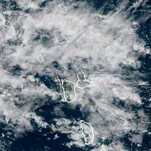 météo tropicale : Image satellite .