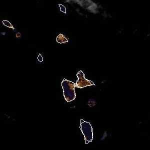 météo tropicale : Image satellite .