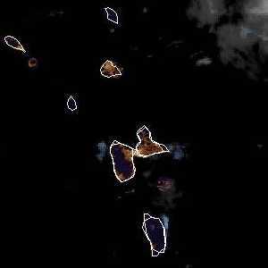 météo tropicale : Image satellite .