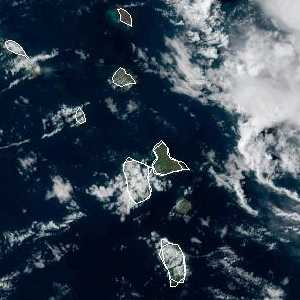 météo tropicale : Image satellite .