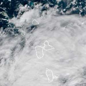 météo tropicale : Image satellite .