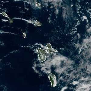 météo tropicale : Image satellite .
