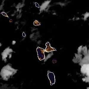 météo tropicale : Image satellite .