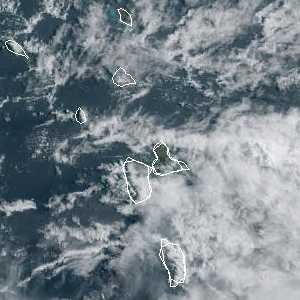 météo tropicale : Image satellite .