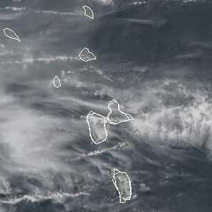 météo tropicale : Image satellite .