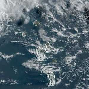météo tropicale : Image satellite .
