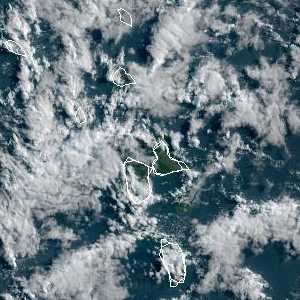 météo tropicale : Image satellite .