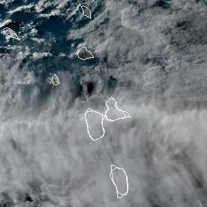 météo tropicale : Image satellite .