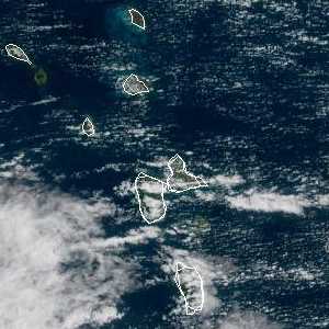 météo tropicale : Image satellite .