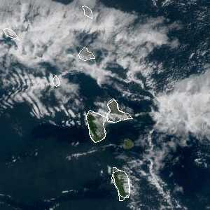 météo tropicale : Image satellite .