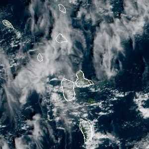 météo tropicale : Image satellite .