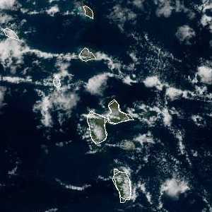 météo tropicale : Image satellite .