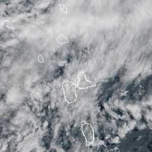 météo tropicale : Image satellite .