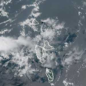 météo tropicale : Image satellite .