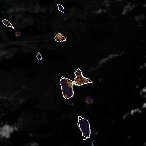 météo tropicale : Image satellite .