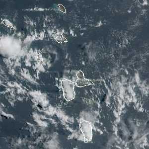 météo tropicale : Image satellite .