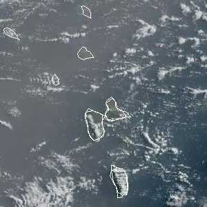 météo tropicale : Image satellite .
