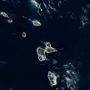 météo tropicale : Image satellite .