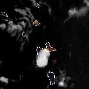 météo tropicale : Image satellite .