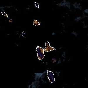 météo tropicale : Image satellite .