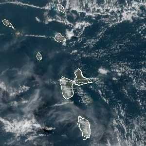 météo tropicale : Image satellite .