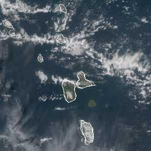 météo tropicale : Image satellite .