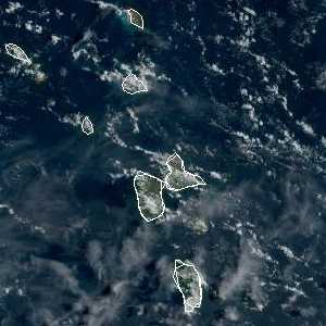 météo tropicale : Image satellite .