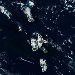 météo tropicale : Image satellite .