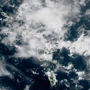 météo tropicale : Image satellite .
