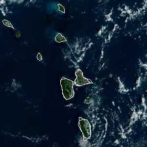 météo tropicale : Image satellite .