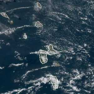météo tropicale : Image satellite .