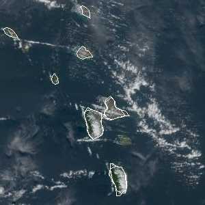 météo tropicale : Image satellite .