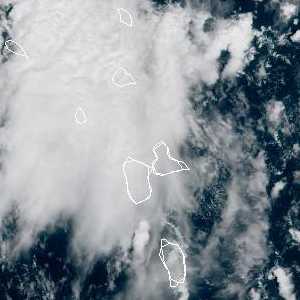 météo tropicale : Image satellite .