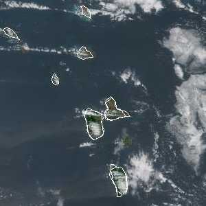 météo tropicale : Image satellite .