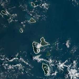 météo tropicale : Image satellite .