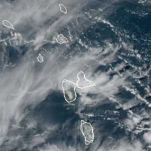 météo tropicale : Image satellite .