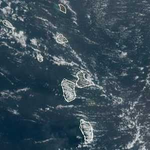 météo tropicale : Image satellite .