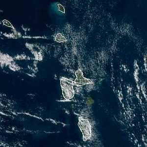 météo tropicale : Image satellite .