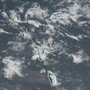 météo tropicale : Image satellite .