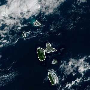 météo tropicale : Image satellite .