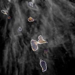 météo tropicale : Image satellite .